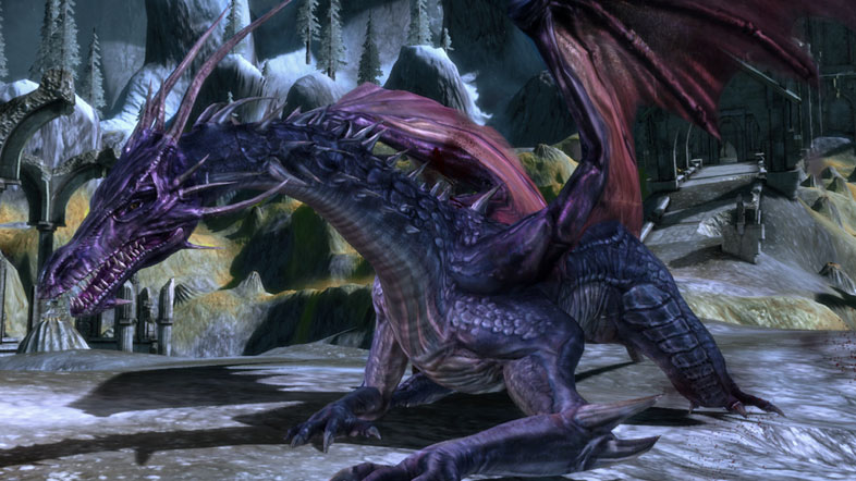 The dragons of Dragon Age: Origins