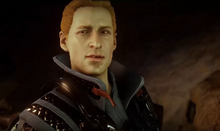 Alistair as a Grey Warden in Dragon Age: Inquisition