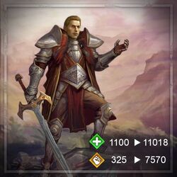 Promotional image of Advisor Cullen in Heroes of Dragon Age