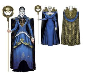 Concept art of Empress Celene in The Art of Dragon Age: Inquisition