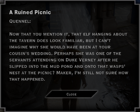 A Ruined Picnic