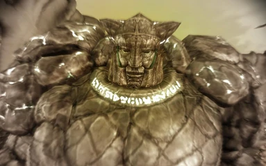 Golem form up close
