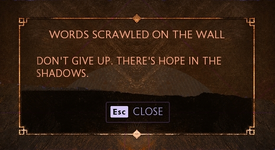 WordsScrawledOnTheWallNote