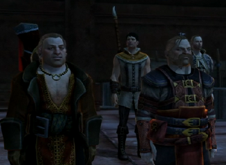 Varric and bartrand.png (148 KB) Varric, Bartrand, Carver and Anders in the Deep Roads