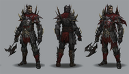 Concept art of The First in Heroes of Dragon Age