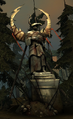 Statue von Maferath in Dragon Age: Origins - Awakening.