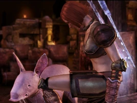 Leliana and Cute Nug