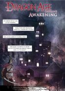 Cover of the Dragon Age: Origins - Awakening comic