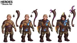 Tier progression of Sandal in Heroes of Dragon Age