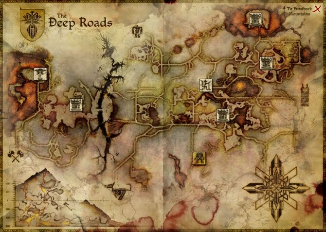 Map - Deep Roads