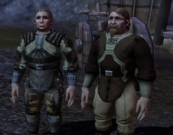 Bodahn und Sandal im Camp