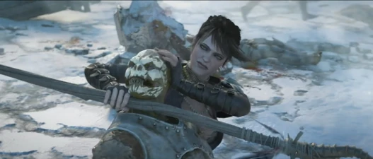 Morrigan infiziert einen Hurlock im Sacred Ashes-Trailer mit der Wandelnden Bombe