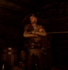 Cole an seinem angestammten Platz in der Taverne der Himmelsfeste