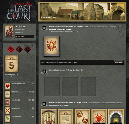 Last Court Gameplay screen