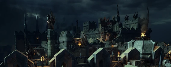 Die Wehrgänge der Festung