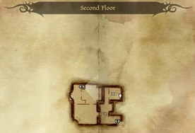 Second Floor of Soldier's Peak Map