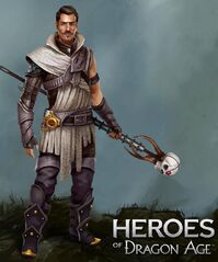 Promotional image of Dorian in Heroes of Dragon Age