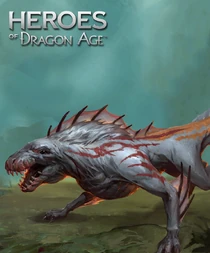 A Snowy Wyvern in Heroes of Dragon Age