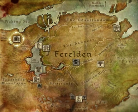 Lage des Passes in Ferelden in Dragon Age: Origins