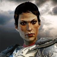 Imagen de perfil deCassandra en la página web oficial de Dragon Age: Inquisition.