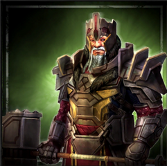 Promotional image of Lord Pyral Harrowmont in Heroes of Dragon Age