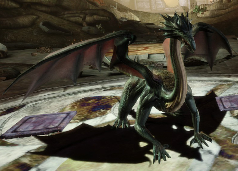 The dragons of Dragon Age: Origins