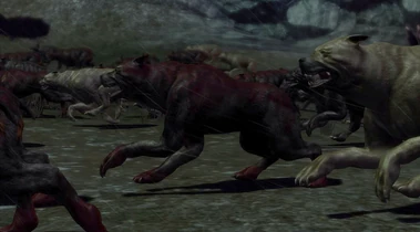 Використання мабарі в передніх рядах під час битви при Остаґарі