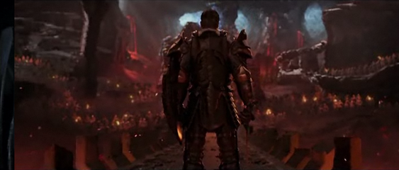 Backview of the Warden during the Calling trailer.