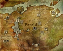 Geografische Lage Denerims in Ferelden