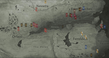 Inquisition timeline map