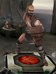 Un guerrero chasind en Heroes of Dragon Age