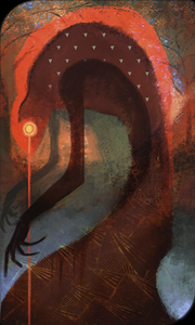 Inquisition rage demon tarot card