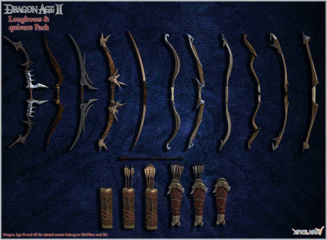 dragon age origins weapons list