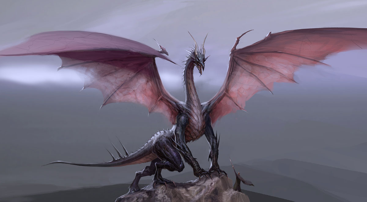 The dragons of Dragon Age: Origins