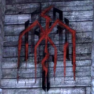 Graffiti.png (127 KB) Graffiti w Pod Wisielcem – symbol powstania niewolników zamalowany obecnym herbem Kirkwall