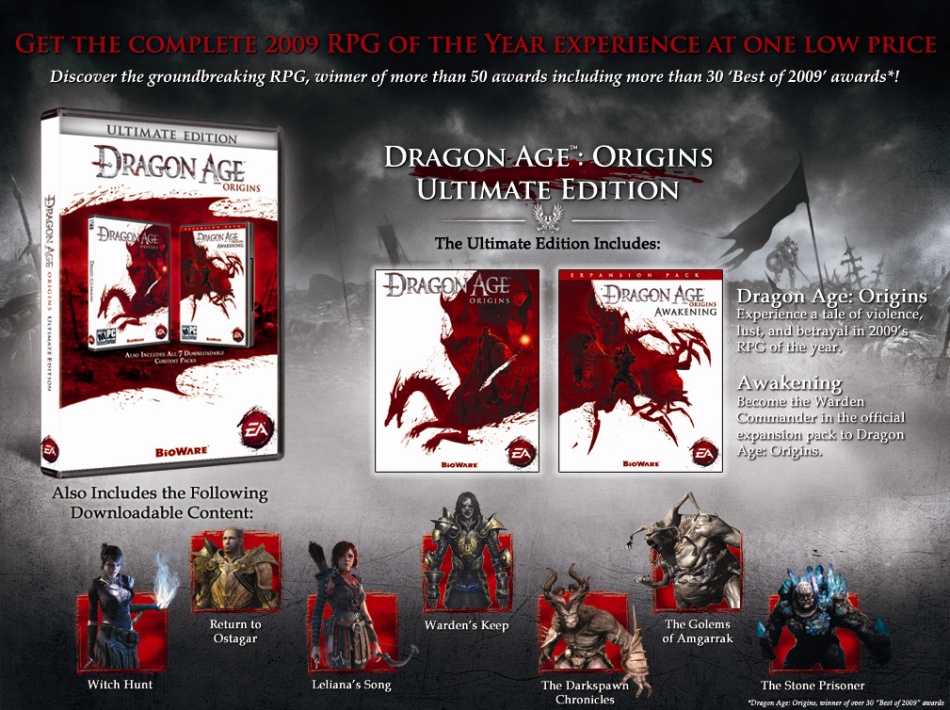 Dragon Age: Origins Collector's Edtion, Pre-Order Info Revealed