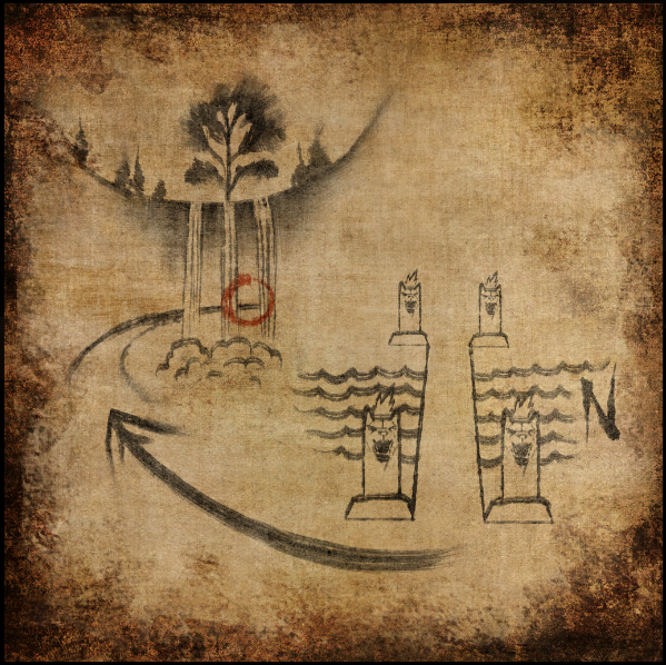 Dragon Age Inquisition Map Of Waterfall Map To A Waterfall | Dragon Age Wiki | Fandom