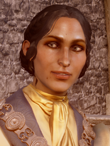 Josephine Montilyet: Ambassador and chief diplomat of the Inquisition, former Antivan ambassador in Orlais.