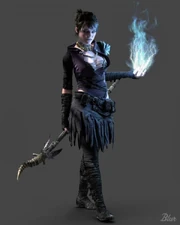 Morrigan aus dem Sacred Ashes-Trailer