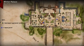 Harlequin common spawn locations and suggested save points