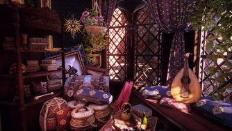 Inside Sera's room in the Herald's Rest