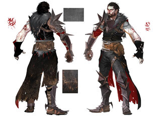 Concept art for male Hawke