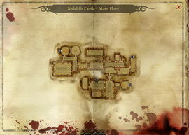 Map-Redcliffe Castle - Main Floor