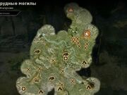 Карта сторожевого прохода dragon age inquisition в изумрудных могилах