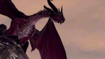 Flemeth's High dragon form in Dragon Age II