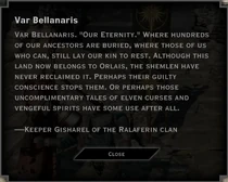 Var Bellanaris Landmark Text