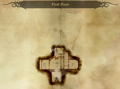 First Floor of Soldier's Peak Map