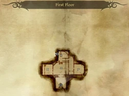 First Floor of Soldier's Peak Map