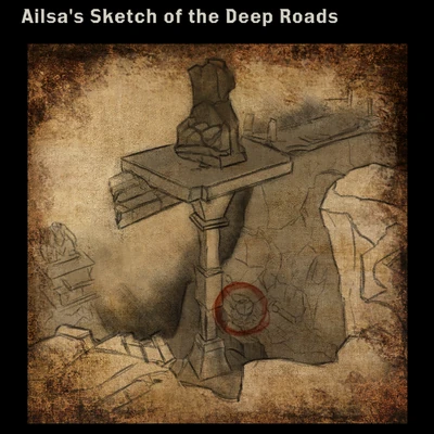 Ailsa's Sketch of the Deep Roads