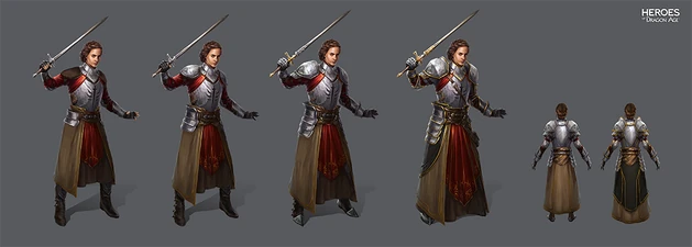 Evangeline in Heroes of Dragon Age